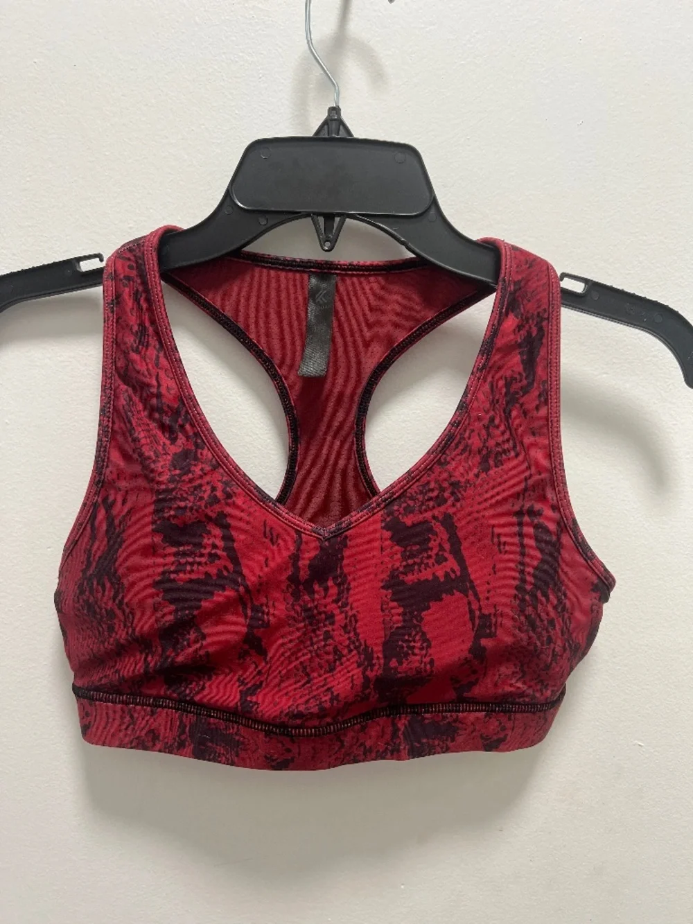 Kyodan Red Snake Print Sports Bra and Leggings Matching Set